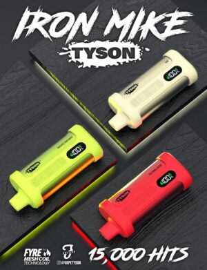 TYSON IRON MIKE 15K Disposable Vapes   (5 Pack)