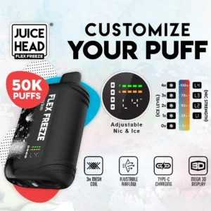 JUICE HEAD FLEX FREEZE 50K DISPOSABLES   (5 Pack)