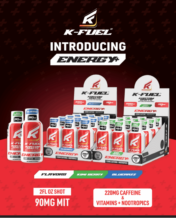 K-Fuel Kratom Energy+ Shot  (12 ct.)