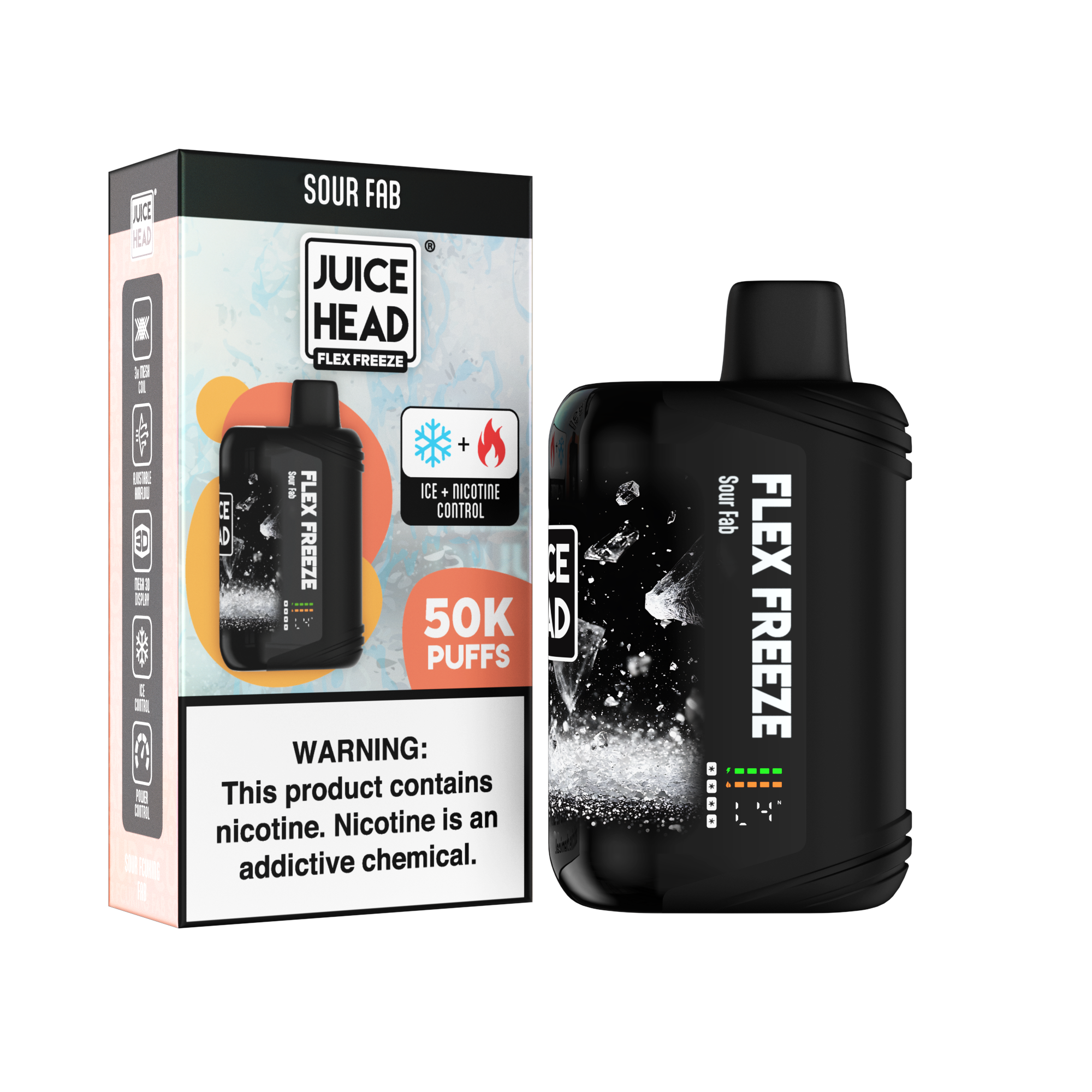 JUICE HEAD FLEX FREEZE 50K DISPOSABLES (5 Pack) - Image 10
