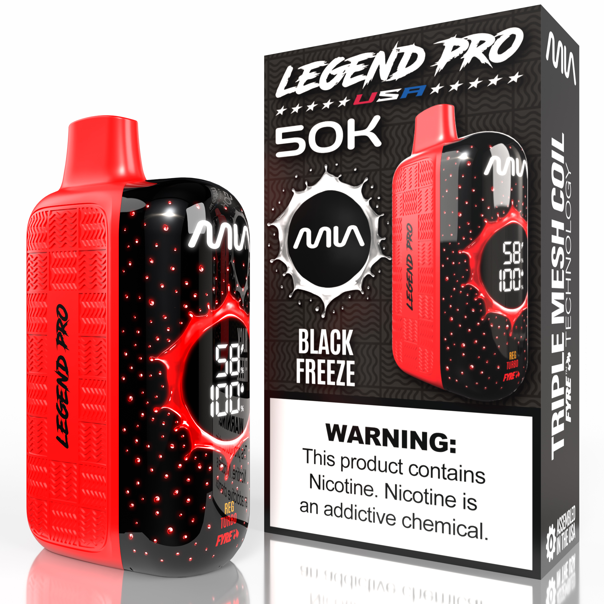 LEGEND PRO 50K Disposable Vapes (5 Pack) - Image 27