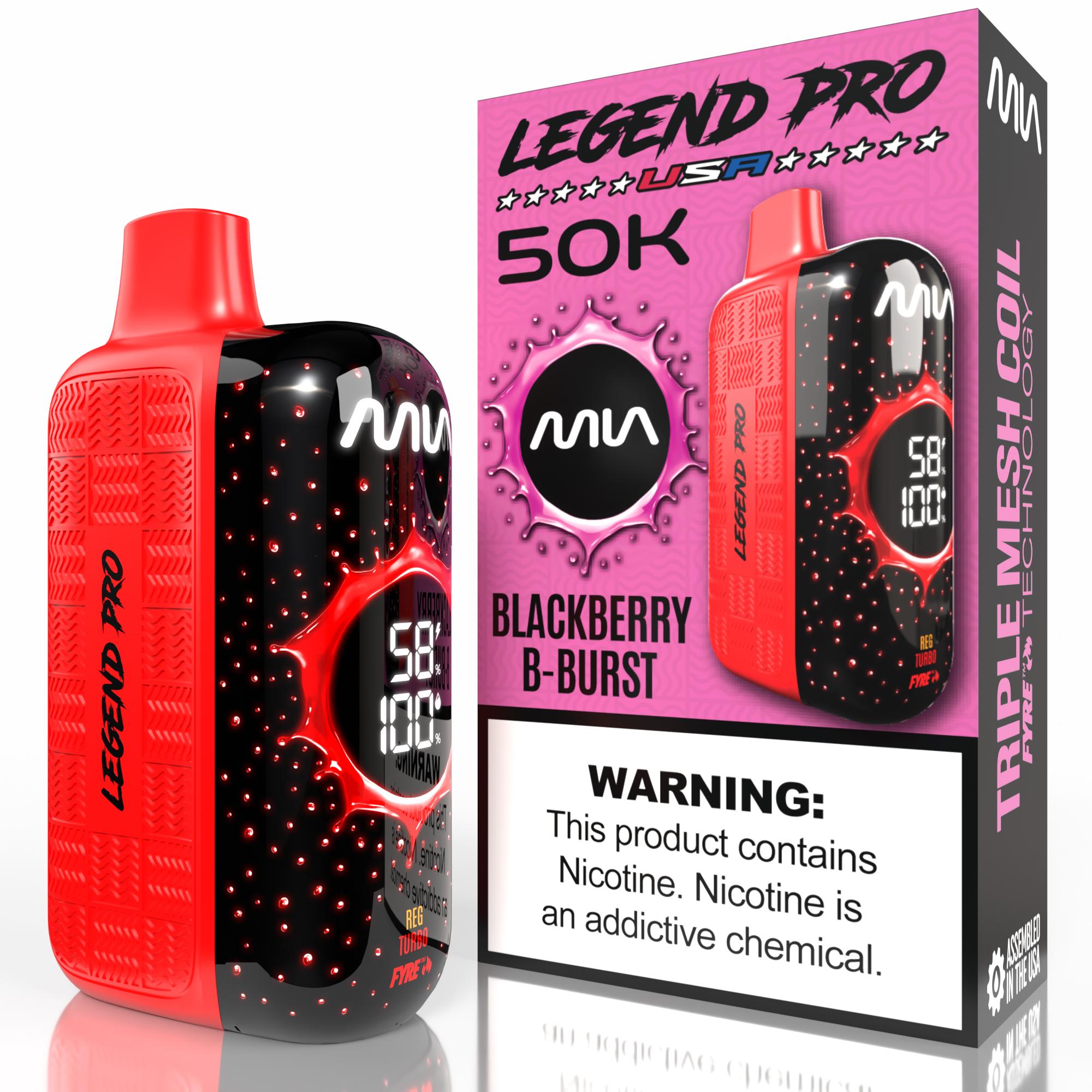 LEGEND PRO 50K Disposable Vapes (5 Pack) - Image 26
