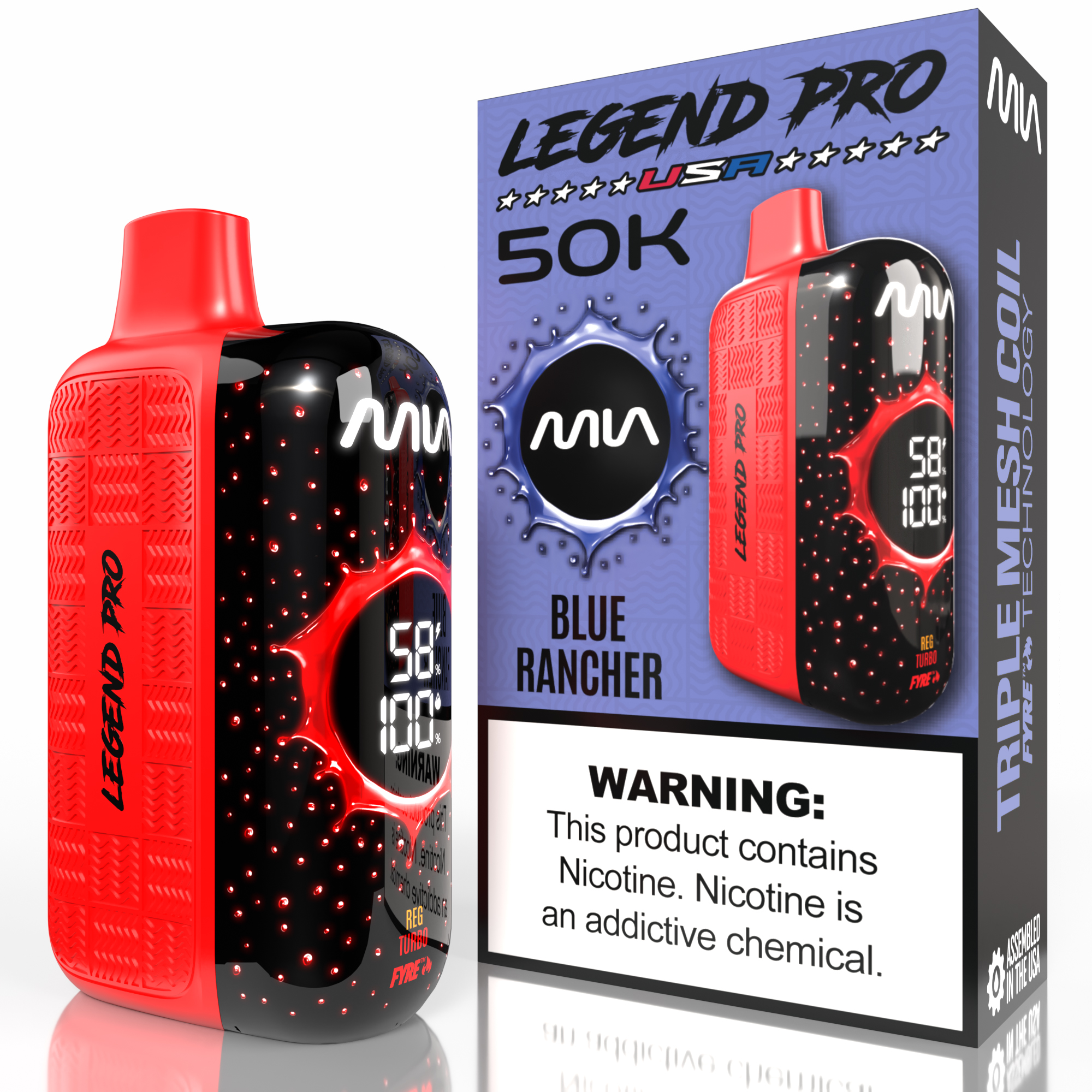 LEGEND PRO 50K Disposable Vapes (5 Pack) - Image 25