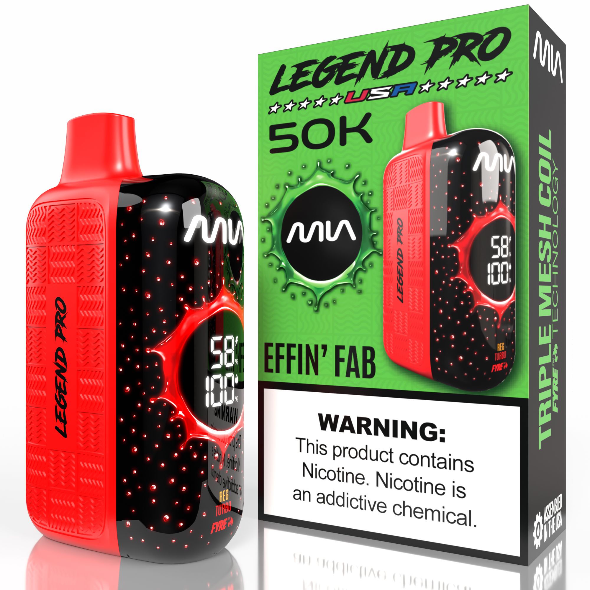 LEGEND PRO 50K Disposable Vapes (5 Pack) - Image 19