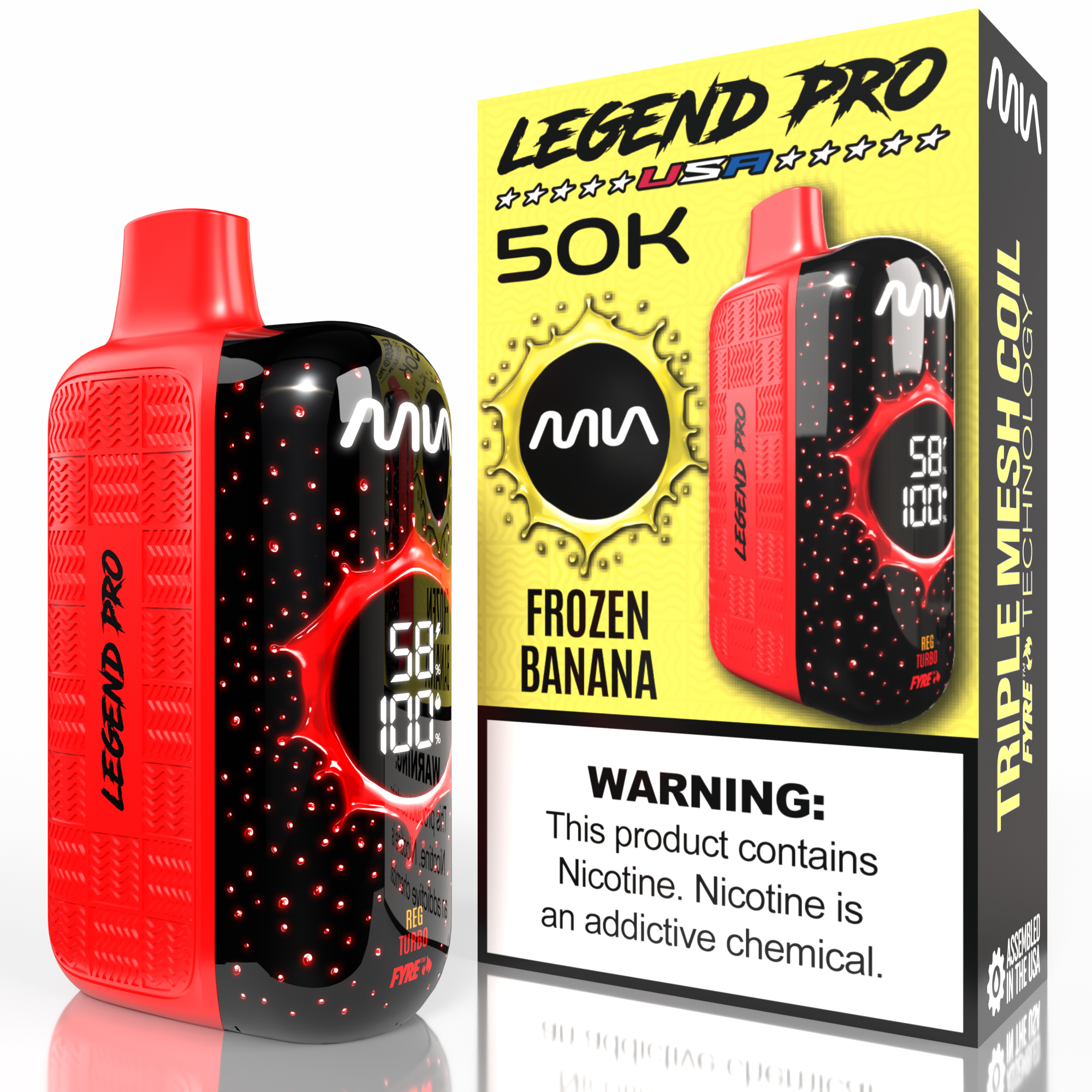 LEGEND PRO 50K Disposable Vapes (5 Pack) - Image 18