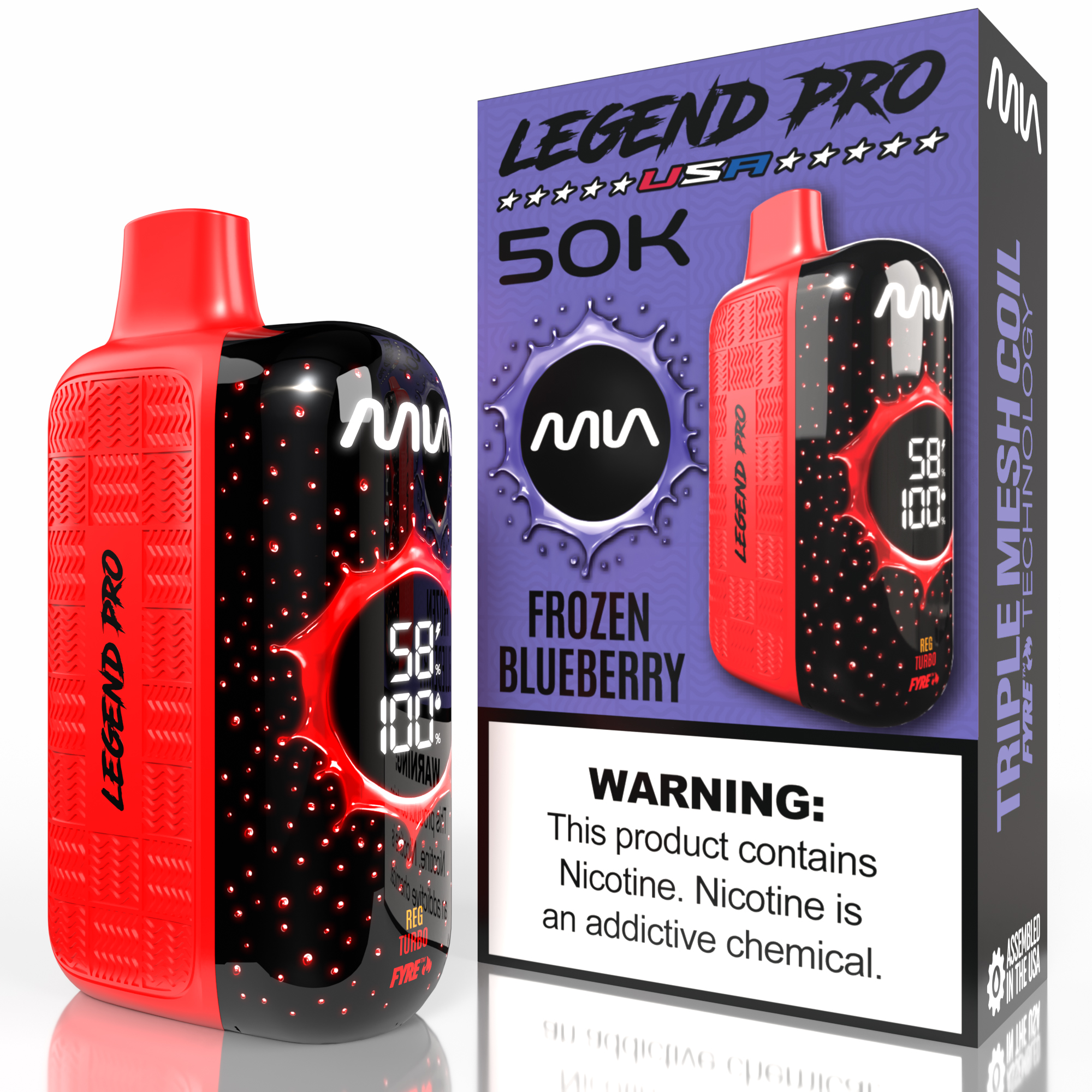 LEGEND PRO 50K Disposable Vapes (5 Pack) - Image 17