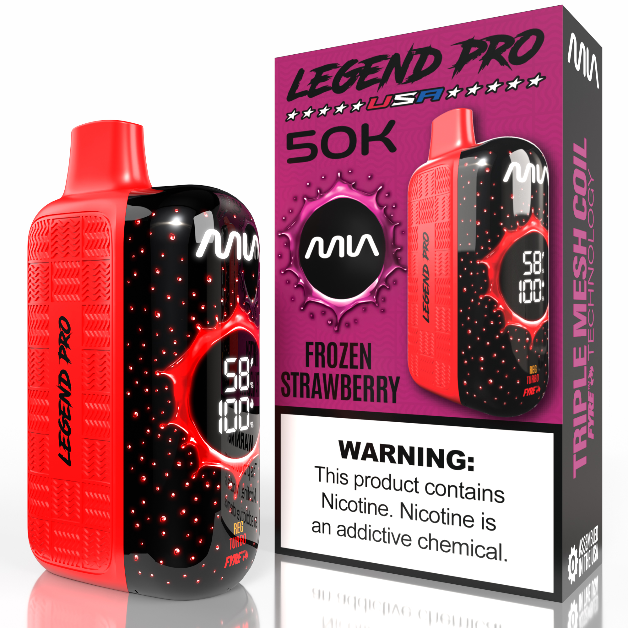 LEGEND PRO 50K Disposable Vapes (5 Pack) - Image 13