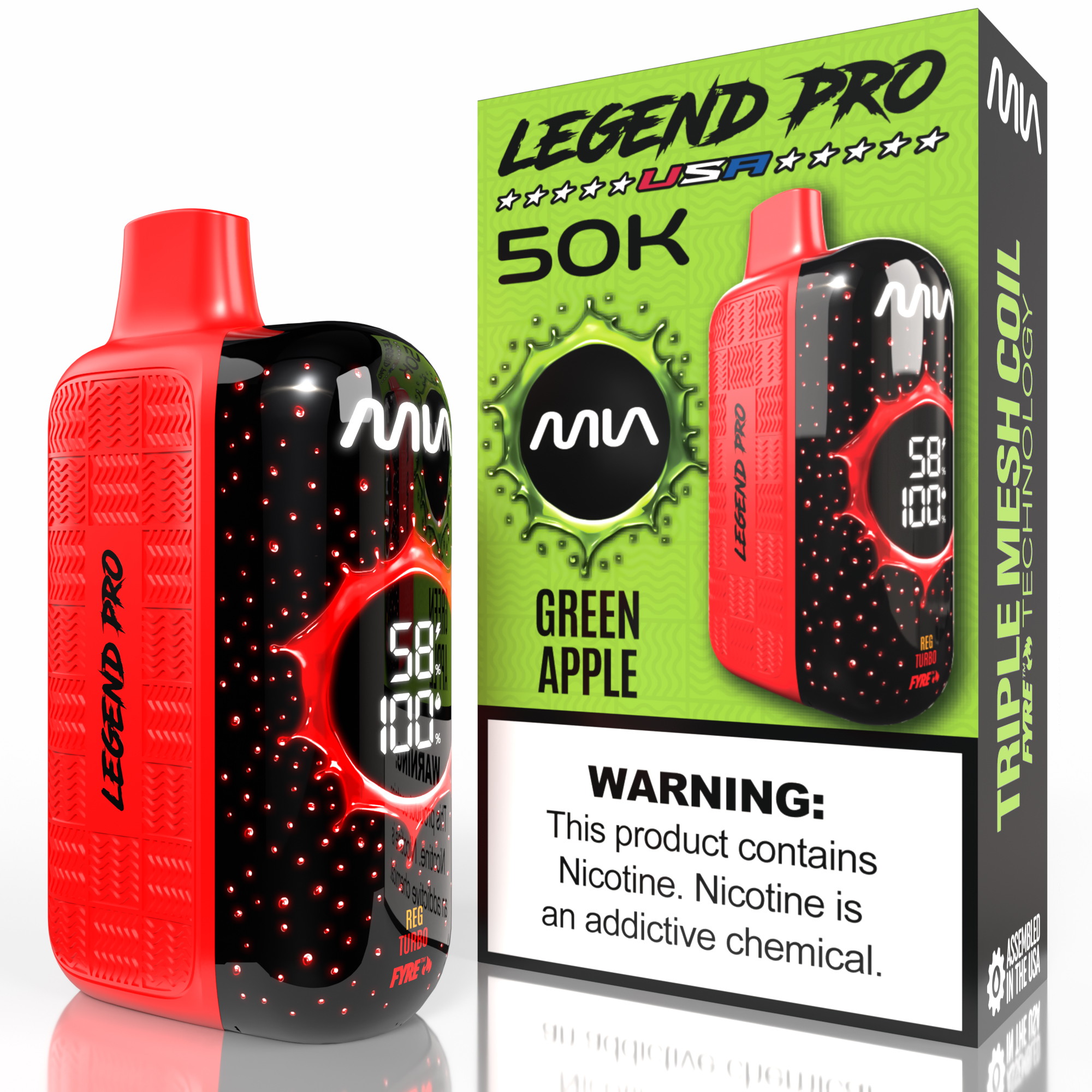 LEGEND PRO 50K Disposable Vapes (5 Pack) - Image 12