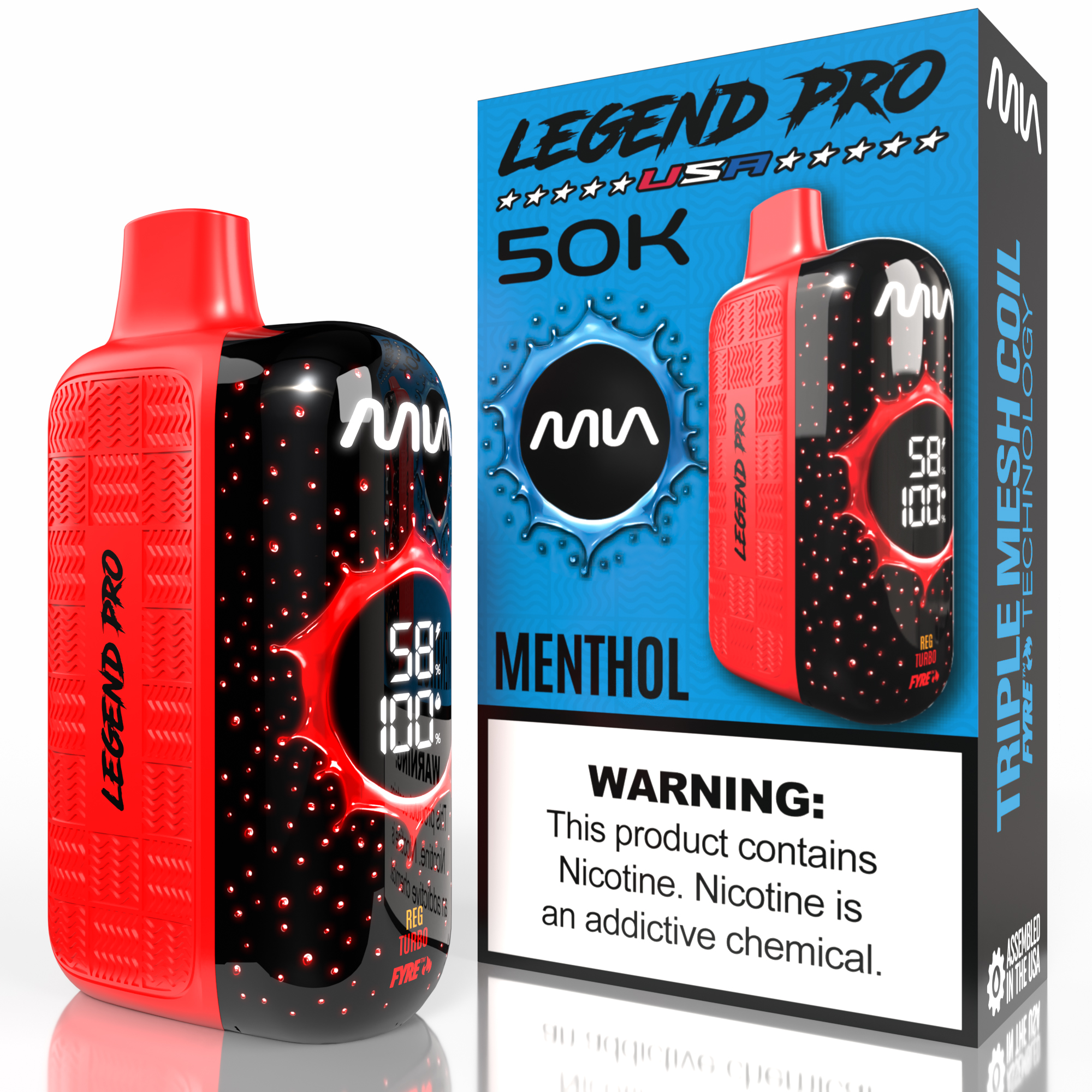 LEGEND PRO 50K Disposable Vapes (5 Pack) - Image 11