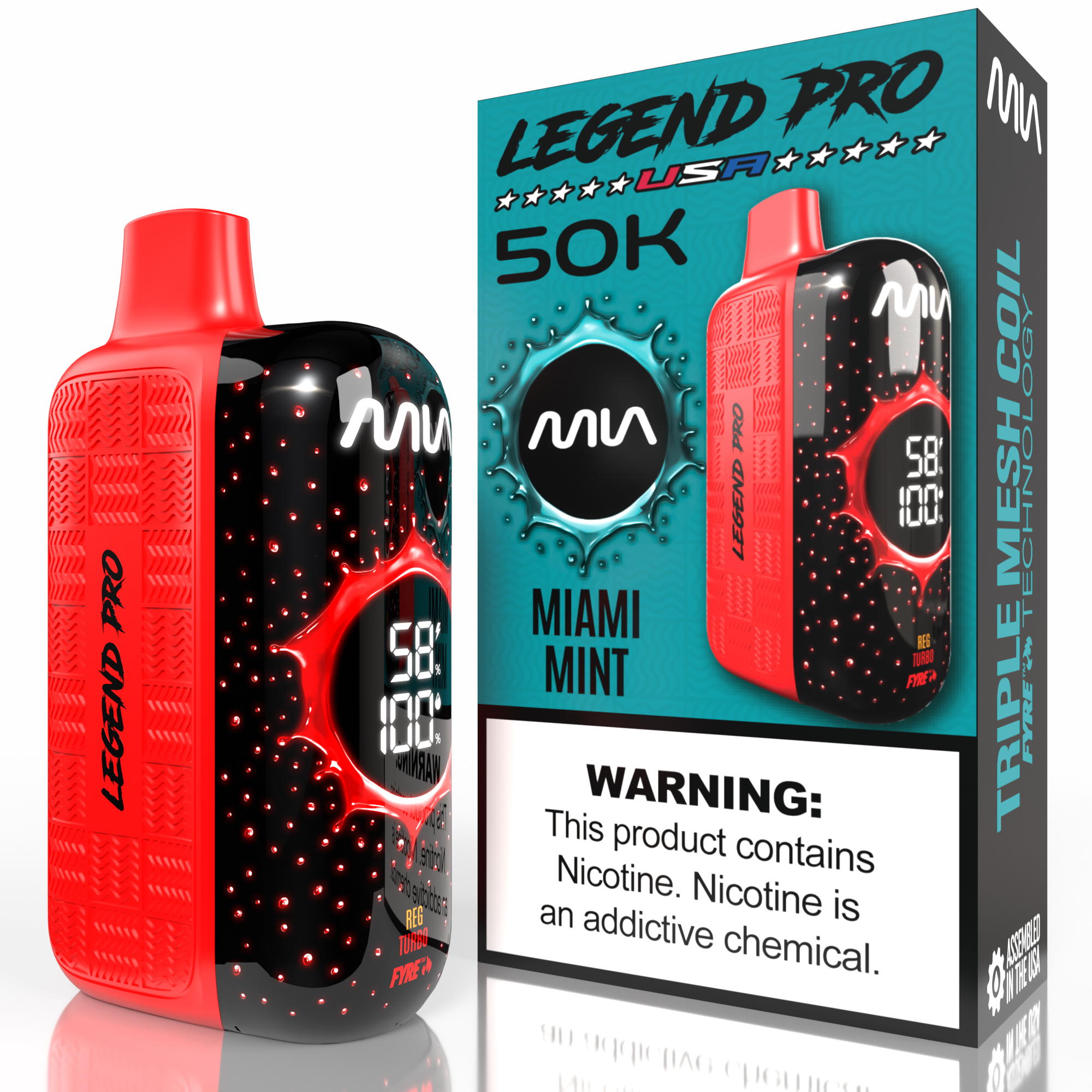 LEGEND PRO 50K Disposable Vapes (5 Pack) - Image 10