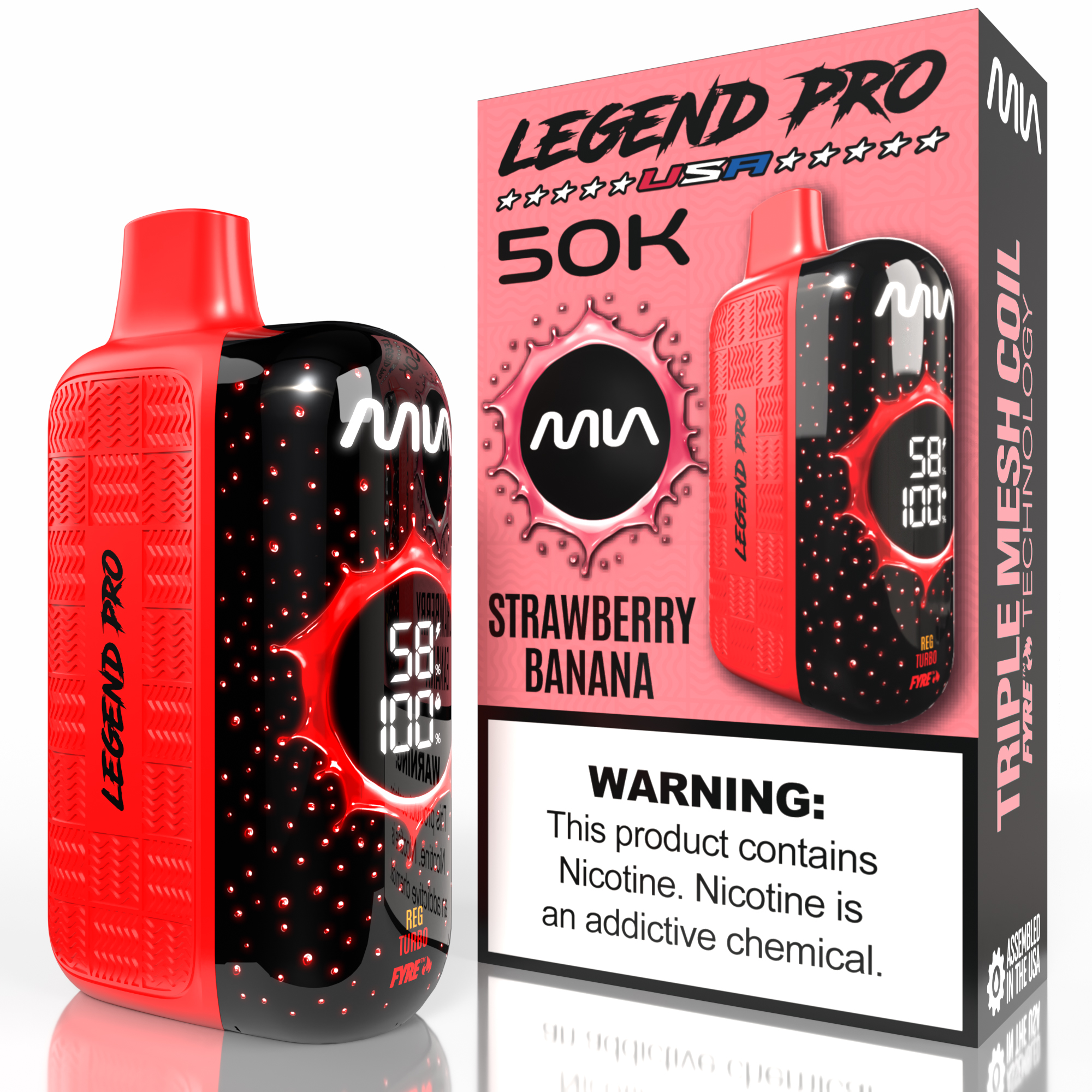 LEGEND PRO 50K Disposable Vapes (5 Pack) - Image 9