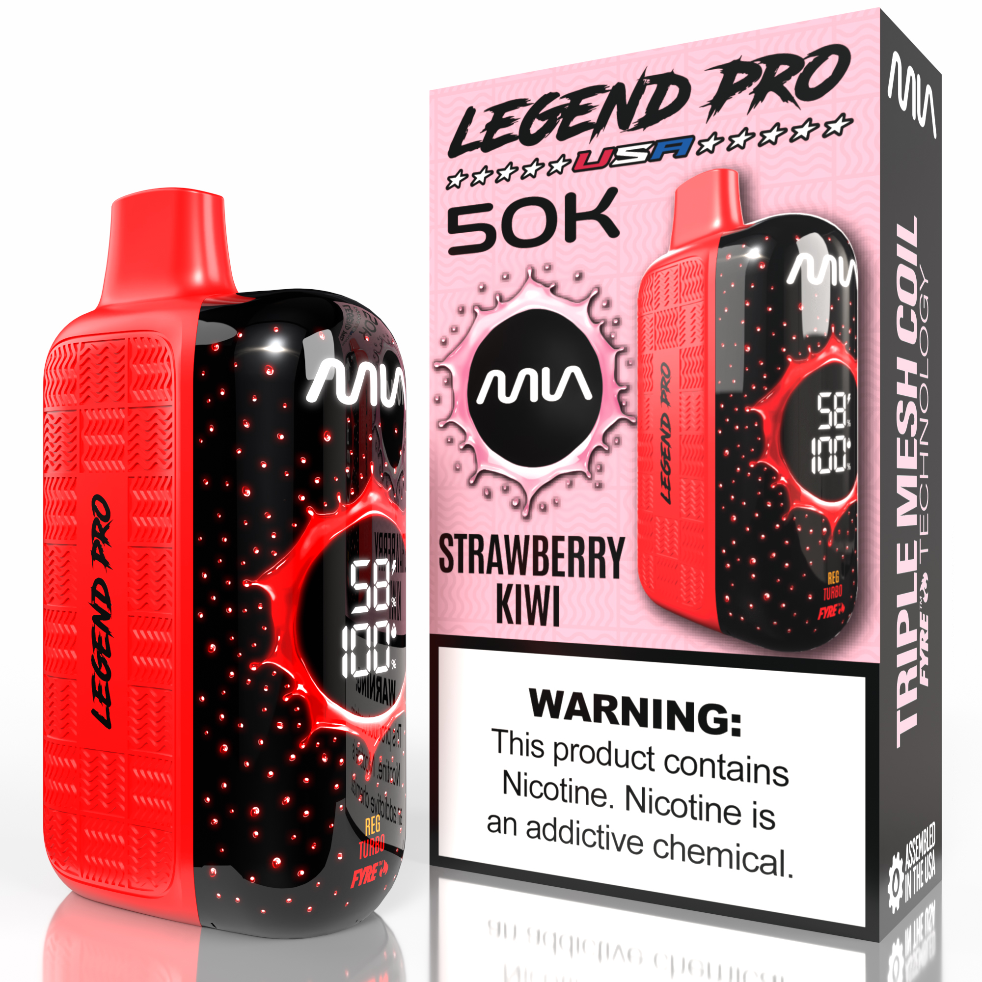 LEGEND PRO 50K Disposable Vapes (5 Pack) - Image 8