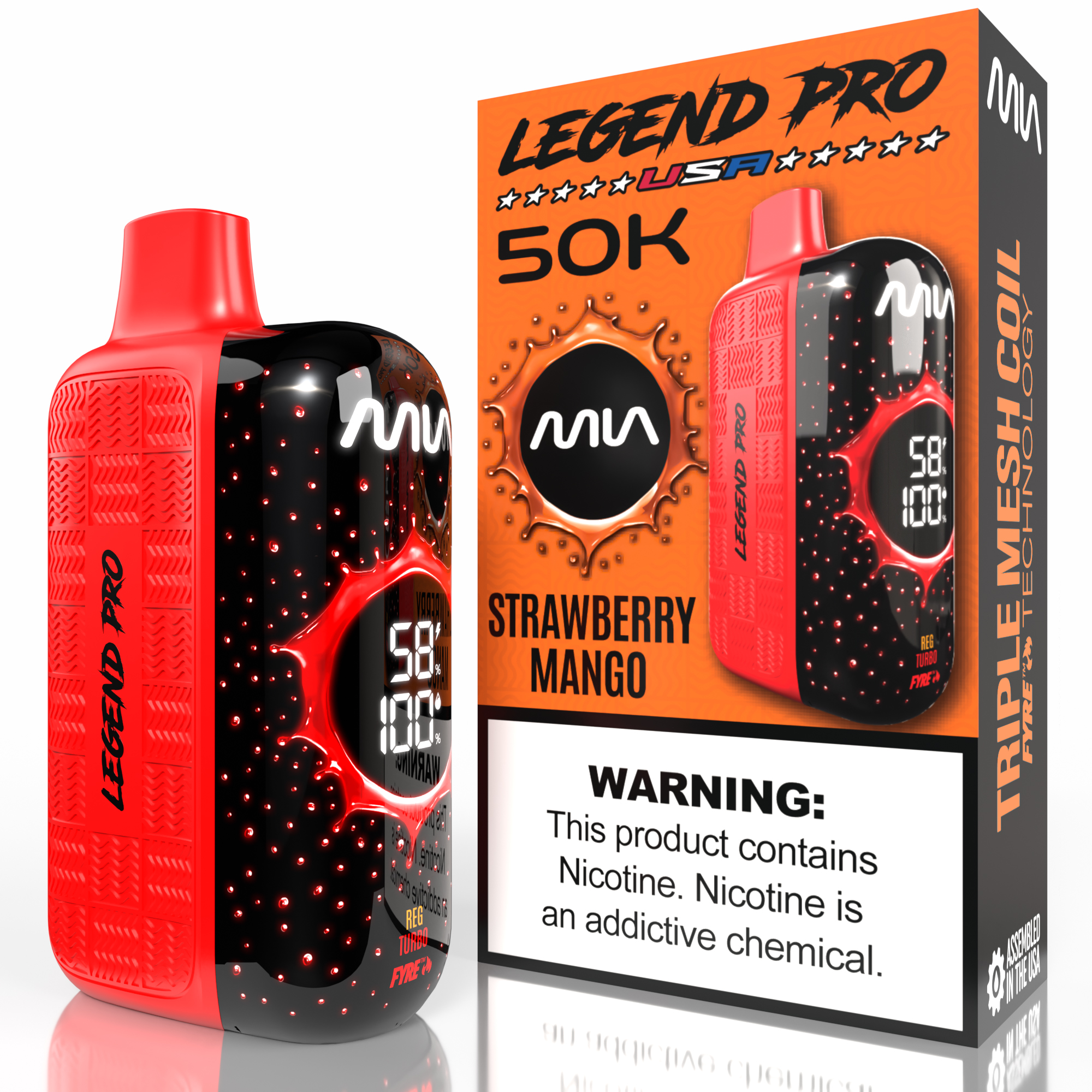 LEGEND PRO 50K Disposable Vapes (5 Pack) - Image 7