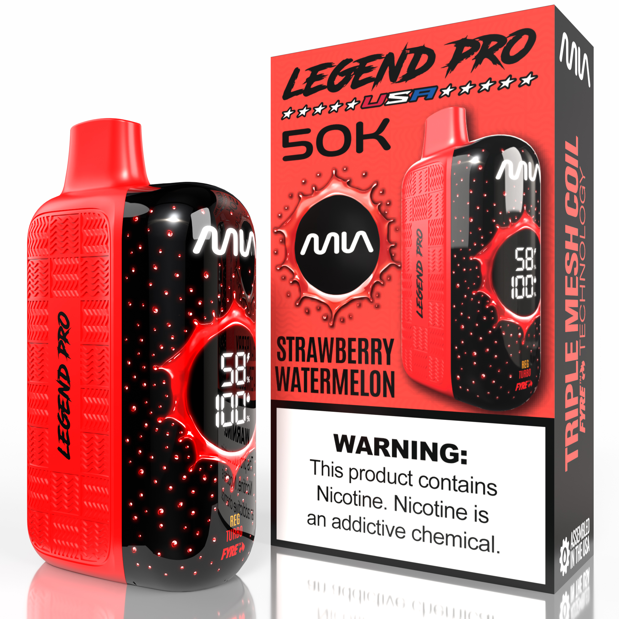 LEGEND PRO 50K Disposable Vapes (5 Pack) - Image 6