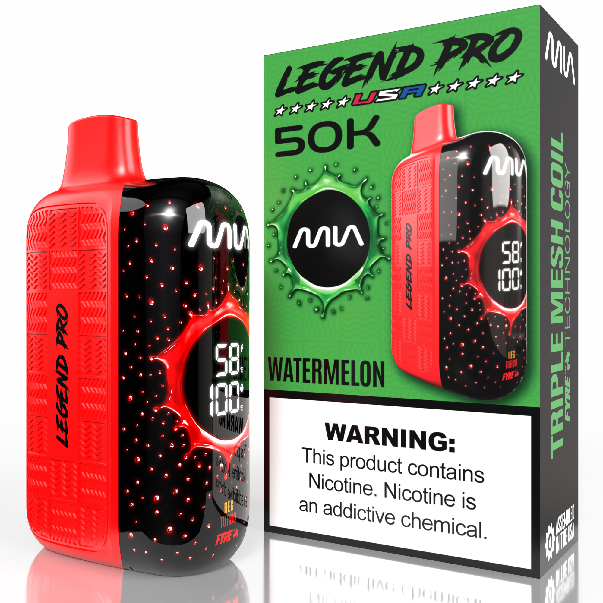 LEGEND PRO 50K Disposable Vapes (5 Pack) - Image 4