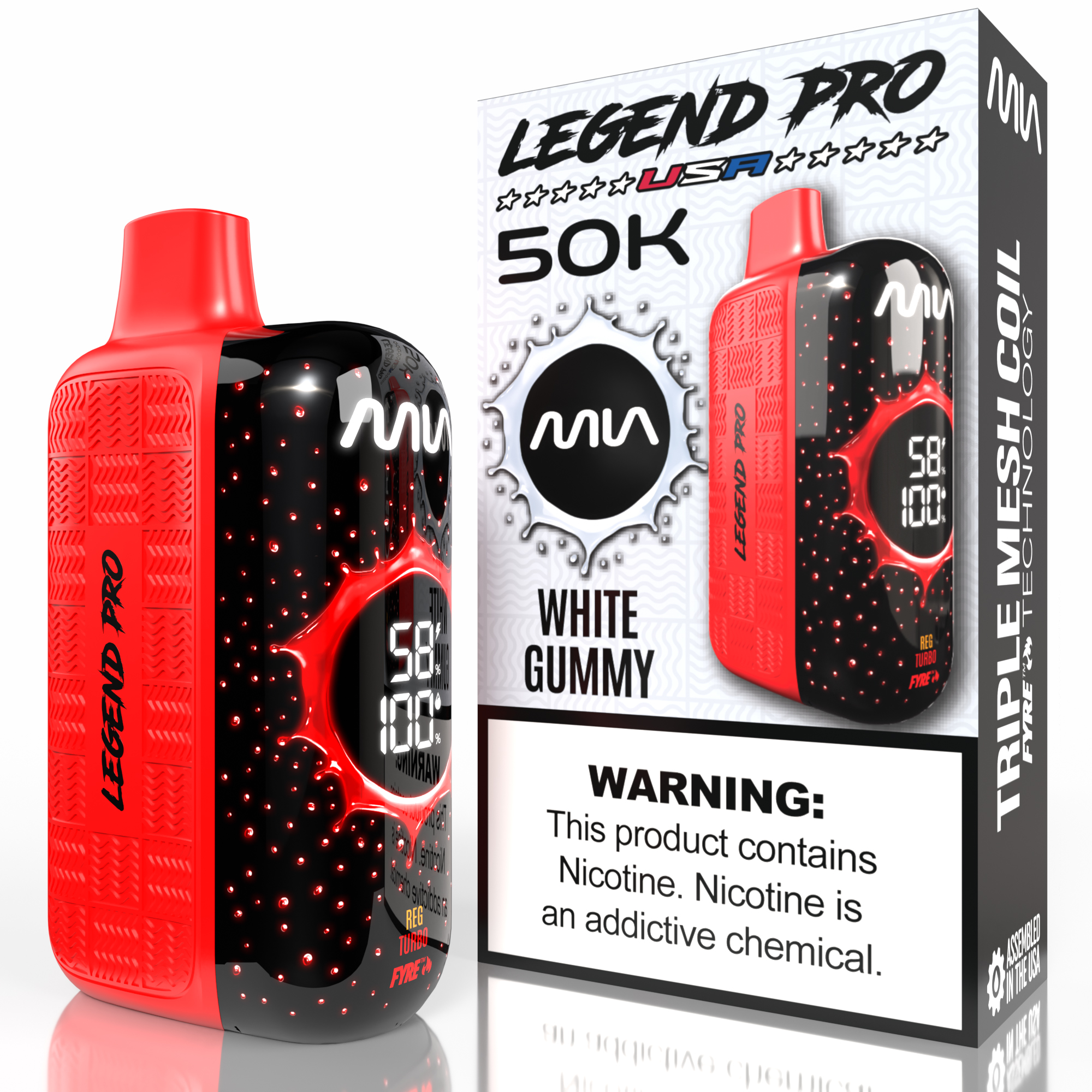 LEGEND PRO 50K Disposable Vapes (5 Pack) - Image 3