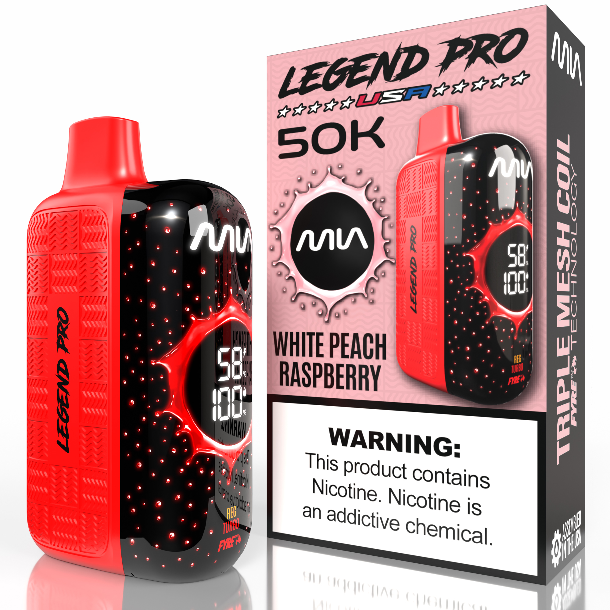 LEGEND PRO 50K Disposable Vapes (5 Pack) - Image 2